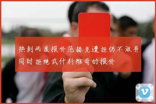 热刺两度报价范赫克遭拒仍不放弃同时拒绝武什科维奇的报价